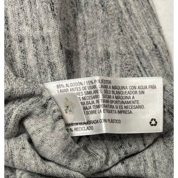 Cat & Jack Long Sleeve Henley Shirt Size L (12-14) Gray/White/Orange - Picture 4 of 5